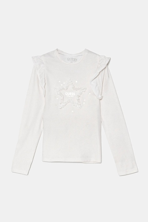 Guess longsleeve dziecięcy kolor beżowy K4BI12 J1314