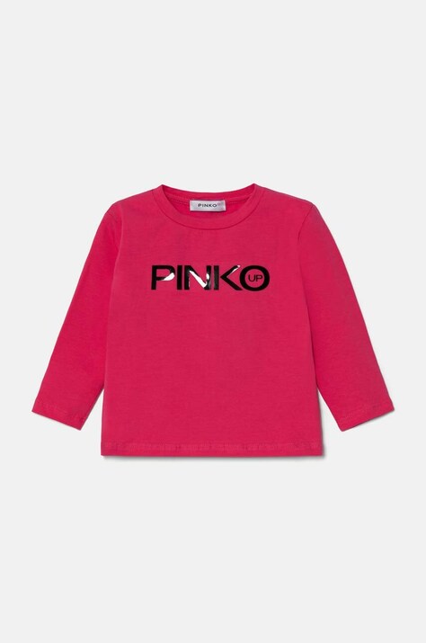 Детска блуза с дълги ръкави Pinko Up в розово F4PIBGTH204