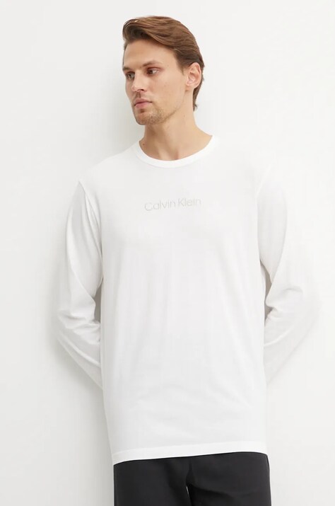 Calvin Klein Underwear tricou barbati, culoarea alb, neted, 000NM2771E
