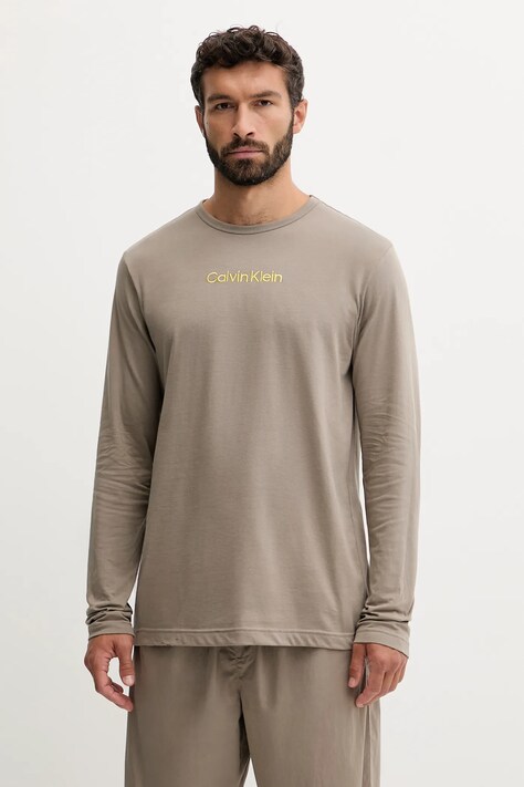 Футболка Calvin Klein Underwear колір чорний однотонна 000NM2771E