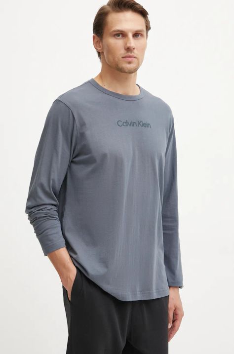 Calvin Klein Underwear t-shirt męskie kolor szary gładka 000NM2771E