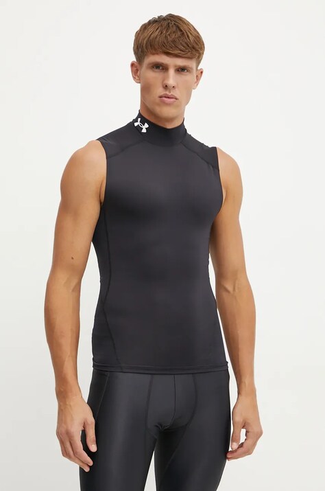 Under Armour maglietta da allenamento HG Armour Comp Mock colore nero 1361521