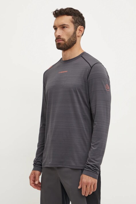 LA Sportiva longsleeve sport Tour culoarea gri, melanj, L64900322