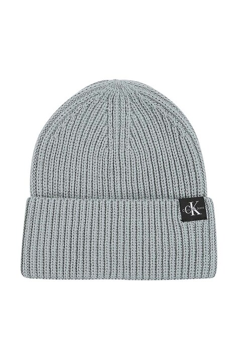 Детска шапка Calvin Klein Jeans в зелено  IU0IU00440
