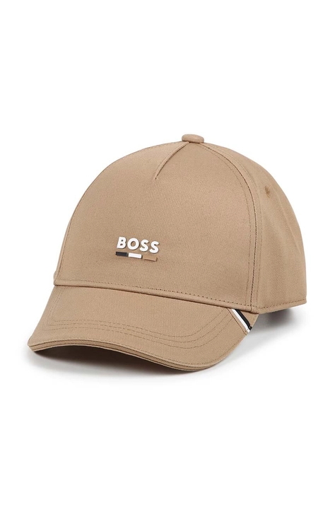 BOSS cappello con visiera bambino/a colore beige con applicazione J51614