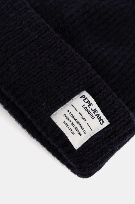 Шапка Pepe Jeans WEST HAT — AW24-CAB02S, темно-синій — фото 3