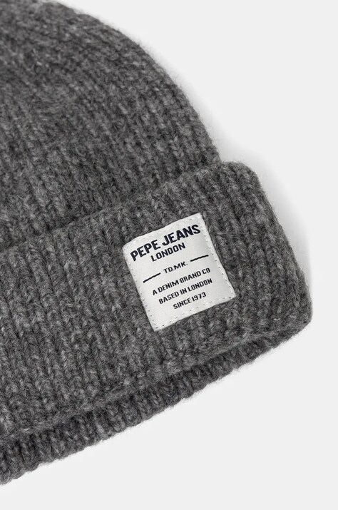 Шапка Pepe Jeans WEST HAT — AW24-CAB02S, сірий — фото 2