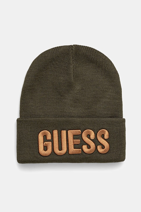 Дитяча шапка Guess колір зелений з тонкого трикотажу L0BZ00 Z2QO0