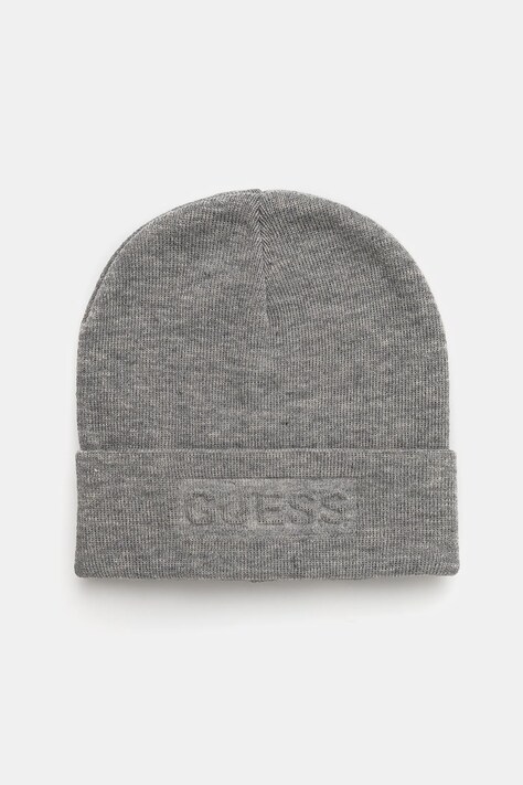 Дитяча шапка Guess колір сірий з товстого трикотажу L2BZ00 Z32V0