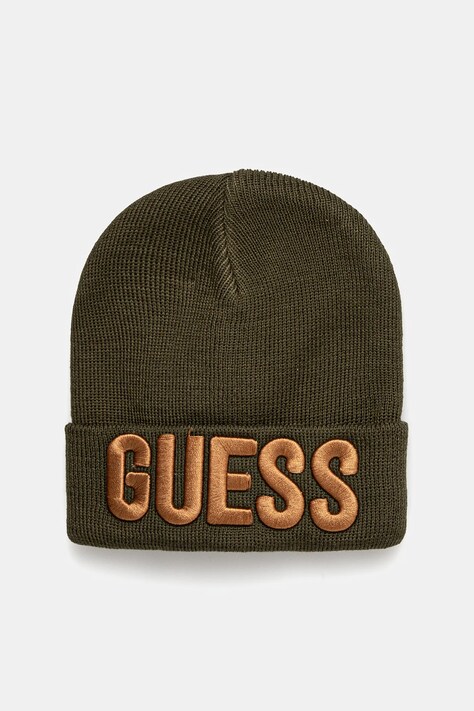 Детска шапка Guess в зелено от плътен трикотаж I0BZ02 Z2QO0