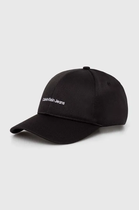 Καπέλο Calvin Klein Jeans χρώμα: μαύρο, K50K512144