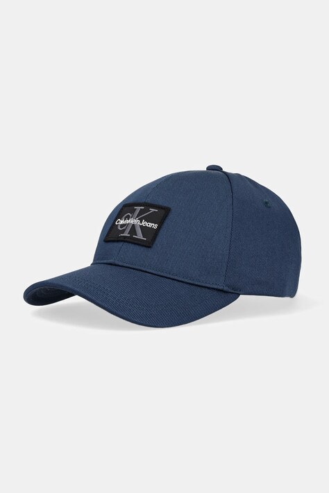 Calvin Klein Jeans șapcă culoarea bej, cu imprimeu, K50K512149