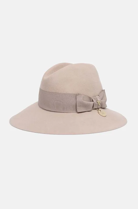 Шерстяная шляпа Patrizia Pepe цвет серый шерсть 8F4057 A919