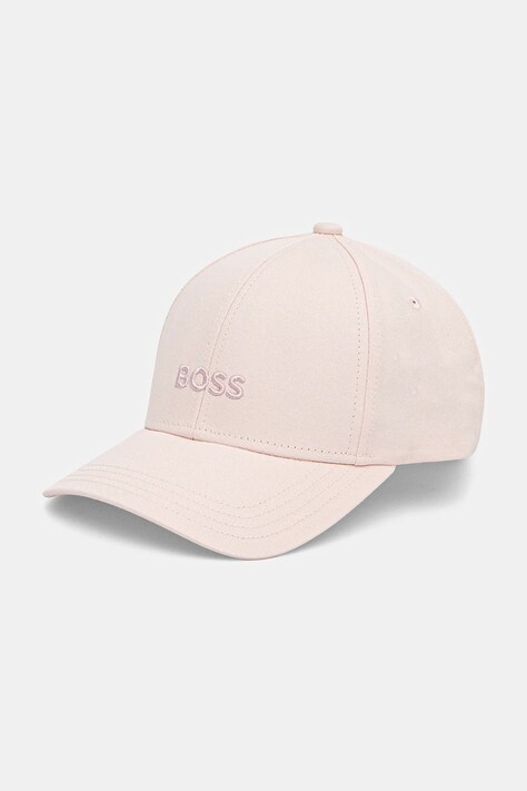 BOSS șapcă de baseball din bumbac culoarea negru, cu imprimeu, 50519889