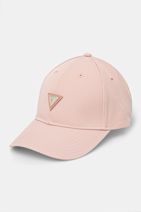 Шапка с козирка Guess NOMIE в зелено с апликация V4YZ01 WG982