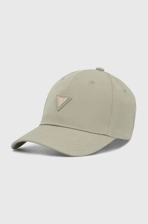 Guess berretto da baseball NOMIE colore verde con applicazione V4YZ01 WG982