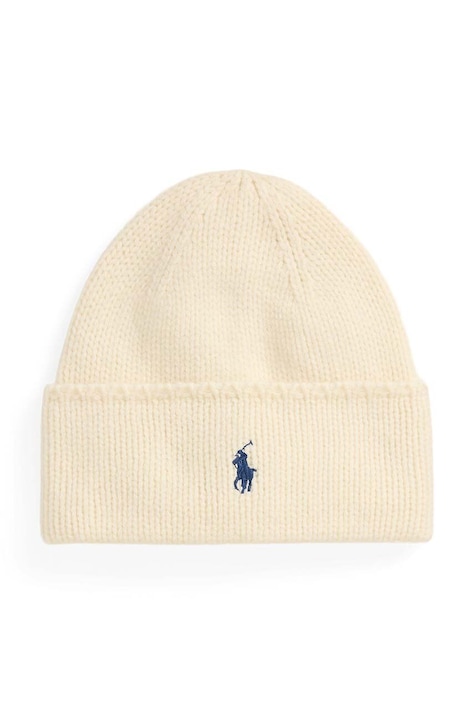 Vunena kapa Polo Ralph Lauren boja: bež, vunena, 455954355
