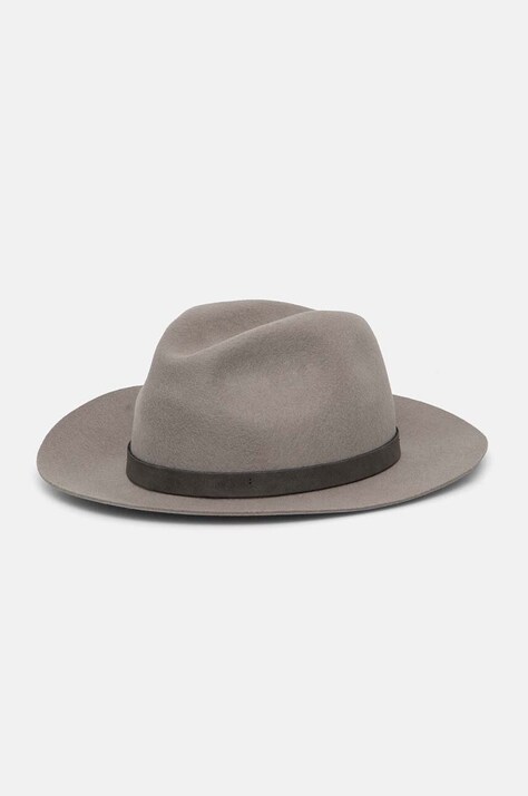 Вовняний капелюх Emporio Armani колір сірий вовна 637044 4F510