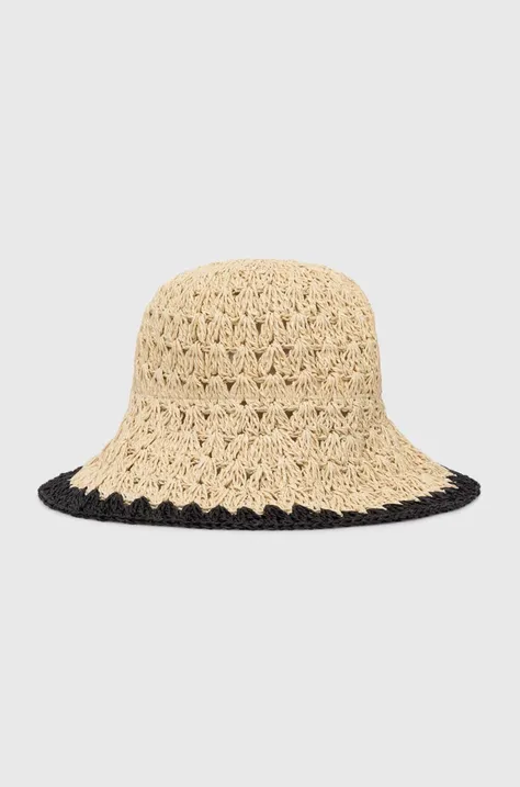 Καπέλο By Malene Birger STRAWIE χρώμα: μπεζ, Q72533001