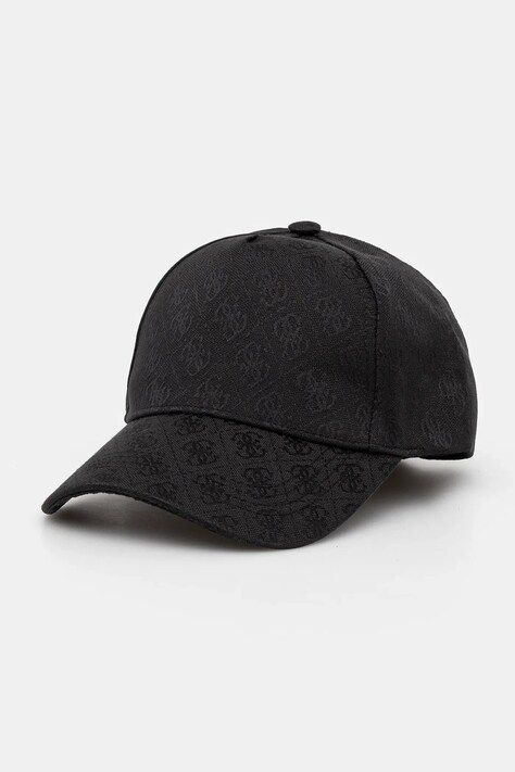 Šiltovka Guess hnedá farba, vzorovaná, AW5184 POL03