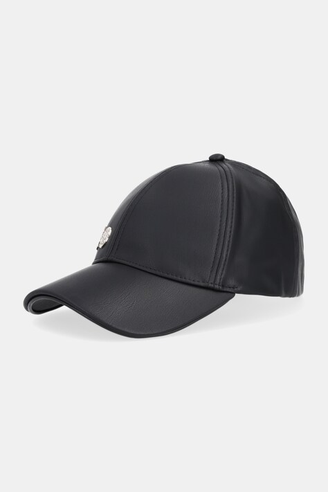 Guess sapca culoarea negru, cu imprimeu, AW5185 POL03