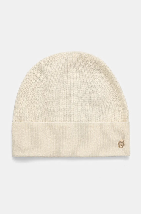 Kapa iz kašmirja BOSS bela barva, 50524288