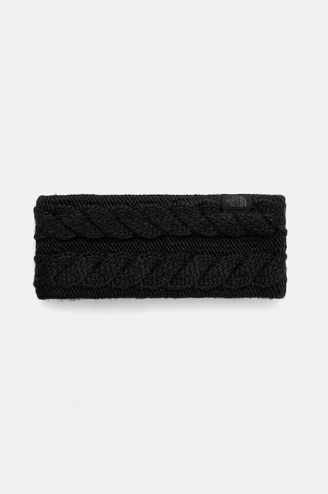 The North Face headband Oh Mega black color NF0A88QYJK31