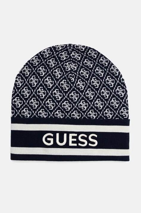 Guess caciula SEVYN culoarea albastru marin, W4BZ21 Z3JD2