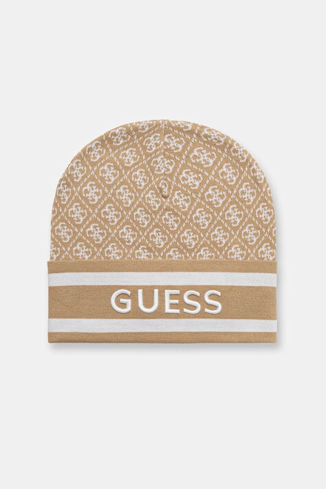 Guess czapka SEVYN kolor beżowy W4BZ21 Z3JD2