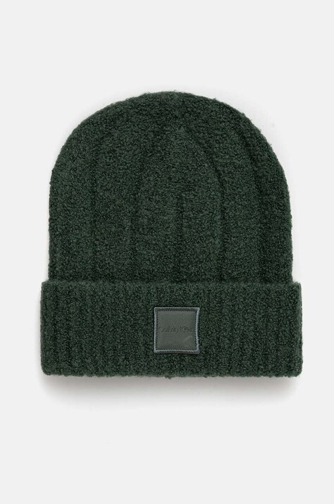 Calvin Klein caciula din amestec de lana culoarea verde, K60K612596