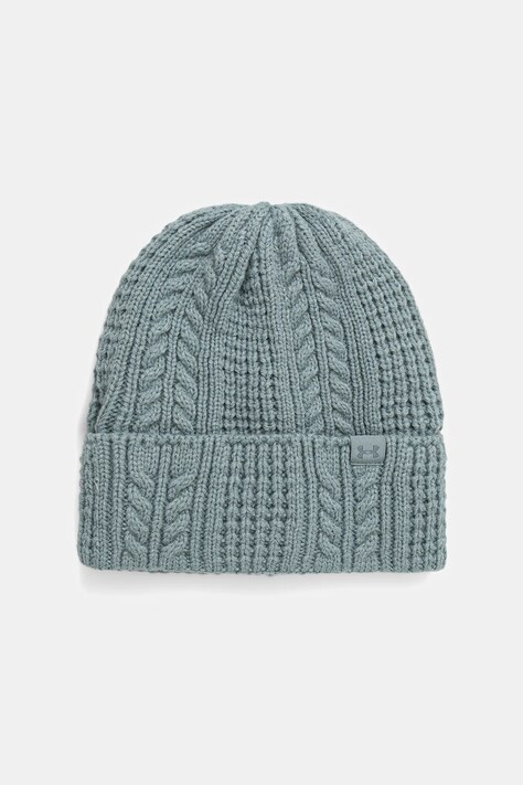 Under Armour căciulă culoarea violet, din tricot gros, 1386639