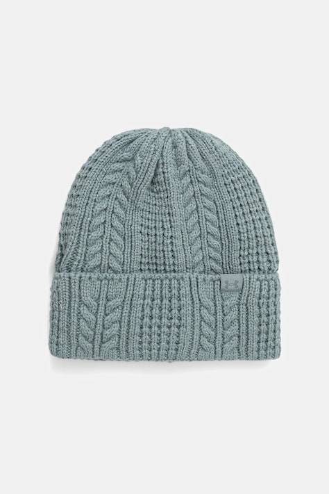 Čiapka Under Armour fialová farba, z hrubej pleteniny, 1386639