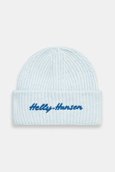 Čepice Helly Hansen SOFT RIB BEANIE béžová barva, z husté pleteniny, 67531