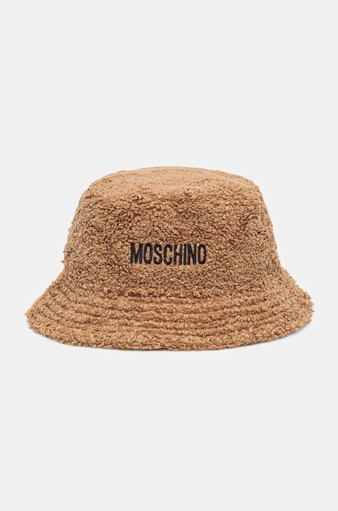 Moschino palarie culoarea maro
