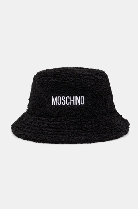 Moschino palarie culoarea negru