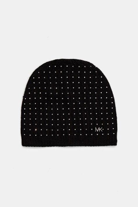 MICHAEL Michael Kors caciula culoarea negru, din tesatura neteda, 539870