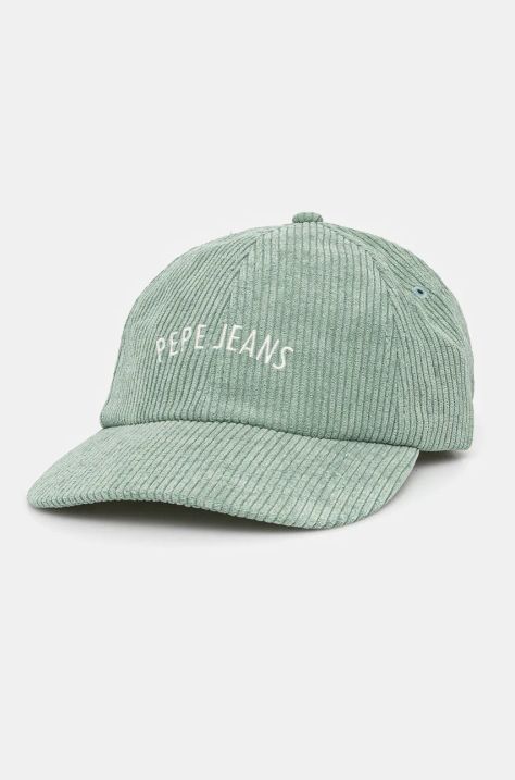 Šiltovka Pepe Jeans WEEN CAP zelená farba, s potlačou, PL040354