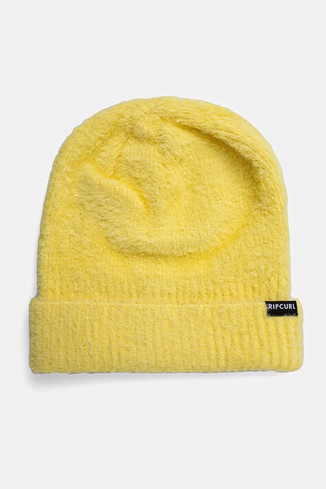 Čepice Rip Curl žlutá barva, z tenké pleteniny, 05OWHE