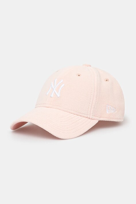 New Era șapcă COSY 9FORTY® NEW YORK YANKEES culoarea portocaliu, cu imprimeu, 60565257