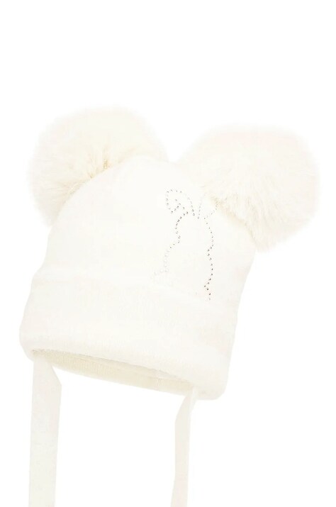 Детская шапка с примесью шерсти Jamiks MELISKA IIA цвет бежевый JZH204