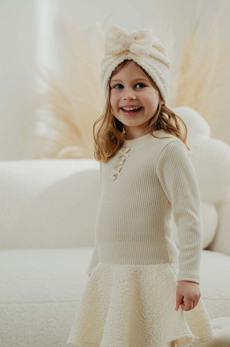 Παιδικός σκούφος Jamiks ZILLI χρώμα: μπεζ, JZH095