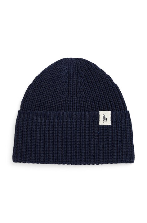 Pamučna kapa za djecu Polo Ralph Lauren boja: crna, pamučna, 313950725001