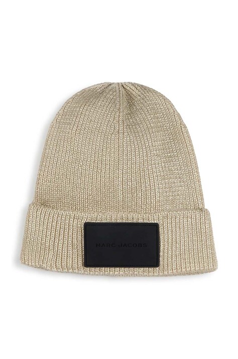 Детская хлопковая шапка Marc Jacobs цвет золотой хлопковая W60379