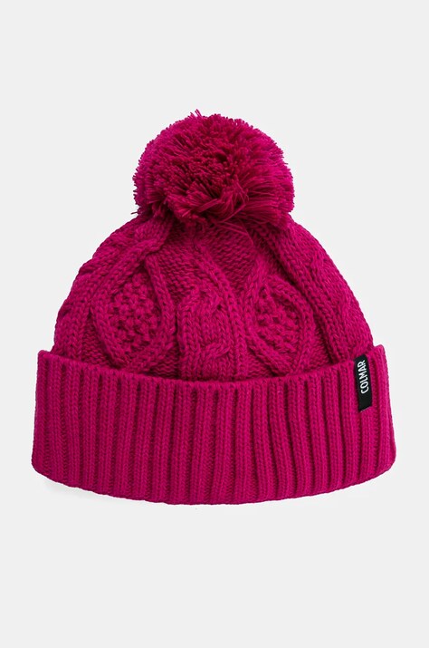 Colmar caciula FUNNY culoarea roz, din tricot gros, 5383.7YA