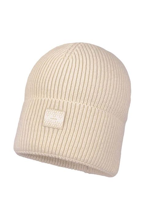 Dječja kapa s dodatkom vune Jamiks PAULIN boja: bež, JZH352