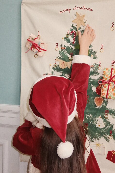 Konges Sløjd caciula copii CHRISTMAS HAT GRS culoarea rosu, KS101926