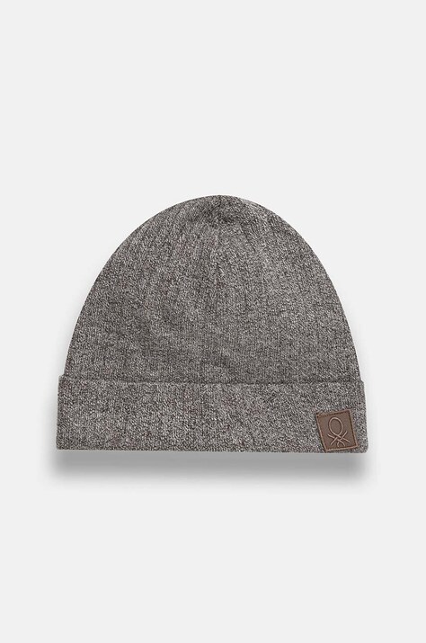 Шапка United Colors of Benetton цвет серый 6FEECA027