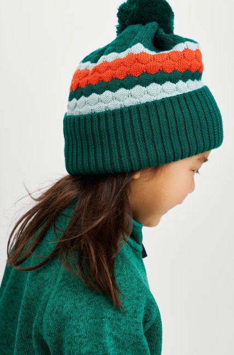 Reima cappello in cotone bambini Pampula colore verde  5300234A