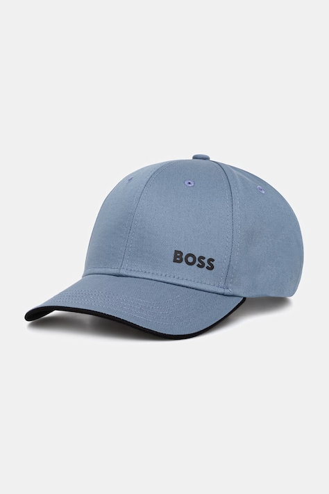 BOSS Green kapa s šiltom moška bombažna Cap-Bold modra 50519219