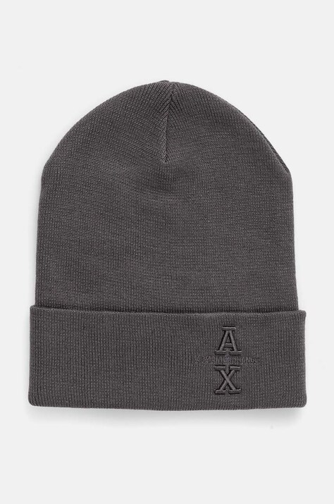 Armani Exchange caciula culoarea gri, 954660 4F300